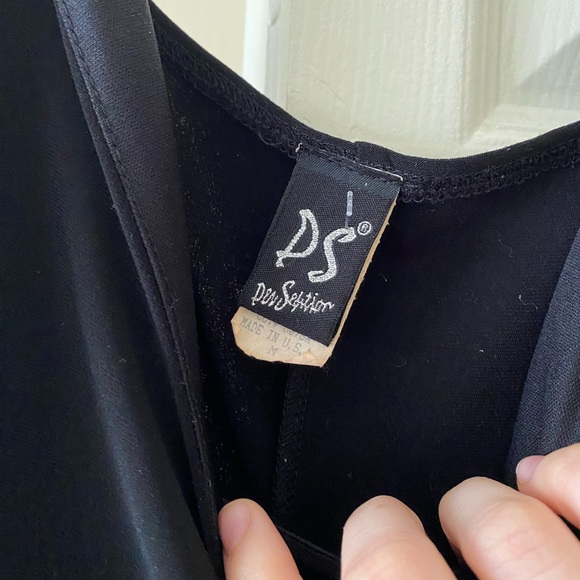 Vintage Black Maxi Dress - Picture 7 of 9